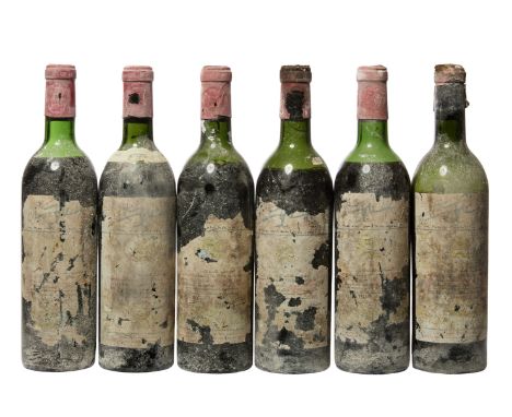 1962 Château Mouton Rothschild Premier Cru Classé, Pauillac, Bordeaux, 6 x 75cl (6)Provenance: Private UK Collection, previou
