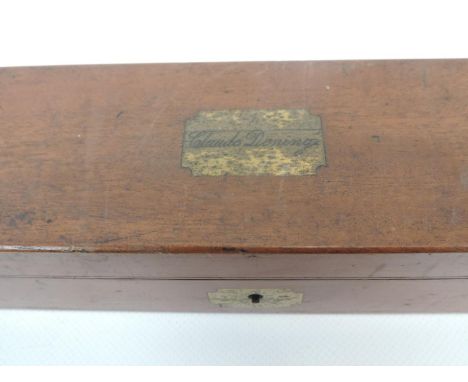 Sikes Hydrometer in Mahogany Case 