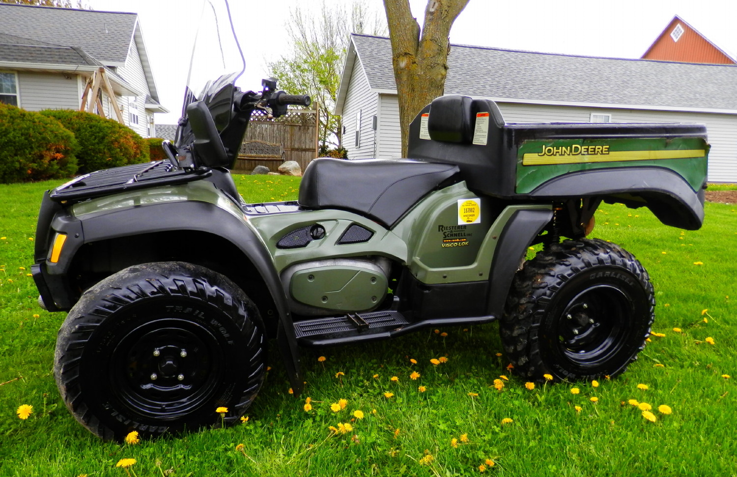 JOHN DEERE TRAIL BUCK EXT ATV, Purchased new, one owner650 CVT, 4x4