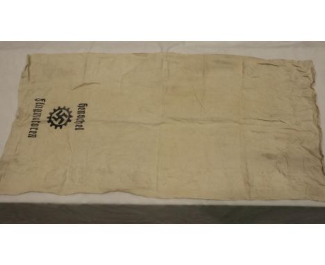 Third Reich Henschel Aircraft Engine Factory rest room towel. P&amp;P Group 1 (£14+VAT for the first lot and £1+VAT for subse