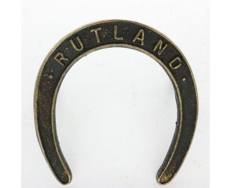 Rare Rutland Home Guard WWII cap badge. The only Rutland unit HQ based at Oakham, commanded by Lt Col H E Whaley. P&amp;P Gro