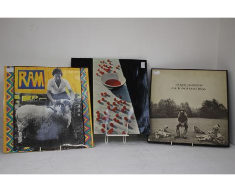     George Harrison All Things must pass boxset Uk 1st Pressing In Box Intact With Poster Of George Harrison Records are in g