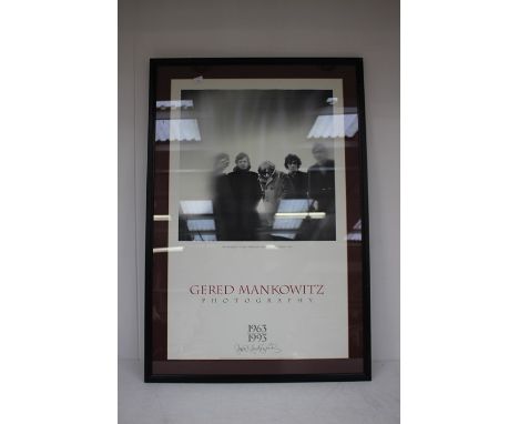 The Rolling Stones. Large signed Gerard Mankowitz Photography Exhibition poster. 