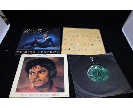 A Collection Of 45’s To Include Cliff Richard, Shakin Stevens, Rod Stewart, Wham, Billy Joel , Madness, Bangles , Michael Jac