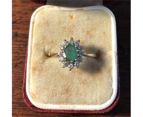 9ct gold ladies dress ring size Q