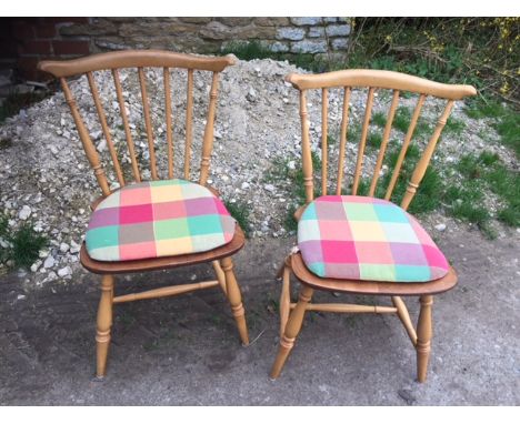 Four Ercol dining chairs from High Wycombe