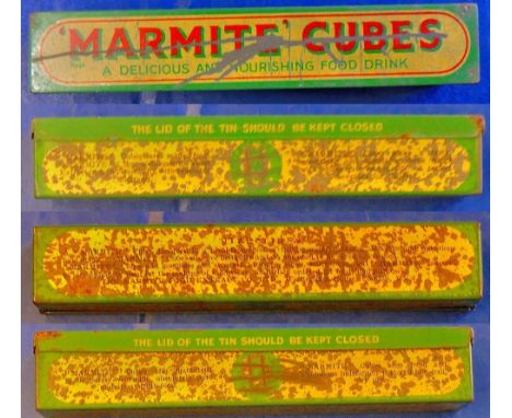Vintage 'Marmite Cubes' Tin  Well used.