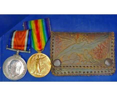 WWI Pair to 3830 Sapper E. C. Edwards, who served with the 14 Field Coy Engineers (Australian Imperial Forces) which was part