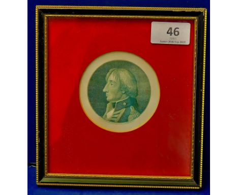 Print - Nelson  Engraved by A.Easto from an original miniature (0115/2500), issued by Norfolk Galleries.  Nice item.