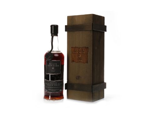 BLACK BOWMORE 1964 1st EDITION Active. Bowmore, Islay. Matured in sherry casks for 29 years and bottled in 1993. With wax sta