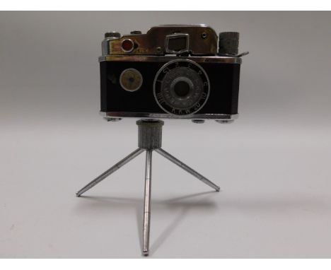 A miniature camera lighter