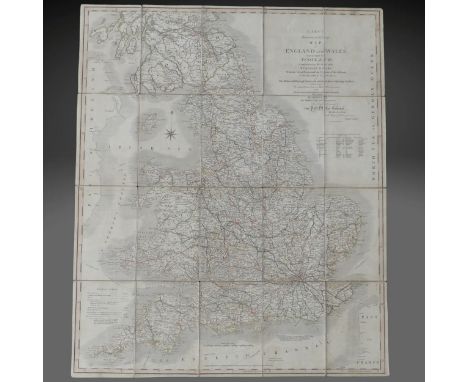 Cary (John); 'Cary's Reduction of his large Map of England and Wales...', published by the author Feb. 20th 1796 corrected to