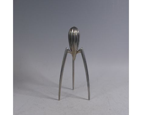 A Philippe Starck for Alessi cast metal lemon Squeezer, 'Juicy Salif', stamped ''Alessi'', H 29 cm.
