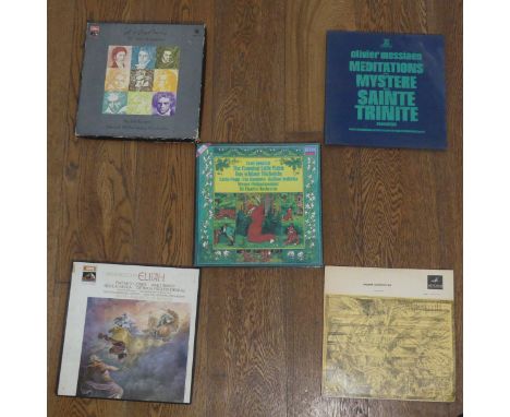Vinyl Records; A quantity of mostly original classical and opera LP's, including Beethoven 'The Nine Symphonies', 8 record bo