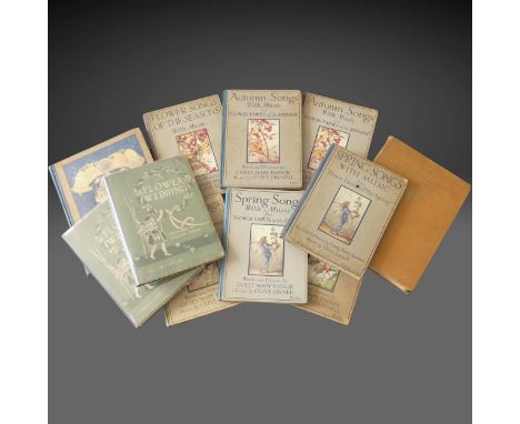Seven Children's titles written and illustrated by Cicely Mary Barker; 'Spring Songs with Music from Flower Fairies of the Sp