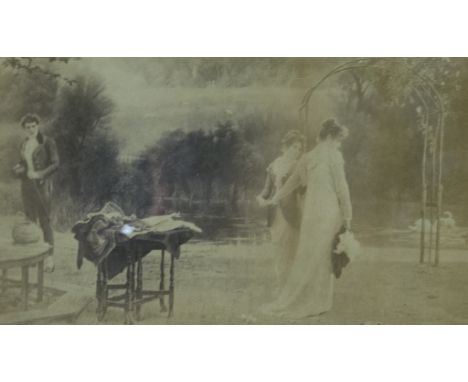 Collection of framed prints, mostly Victorian scenes, including a large print of The Girl with the Pearl Earing.