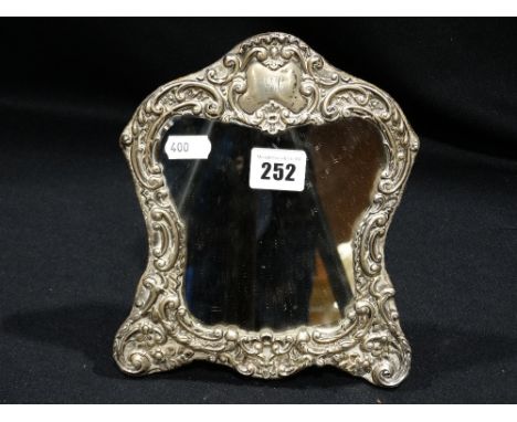     A Silver Bordered Easel Mirror                                                  