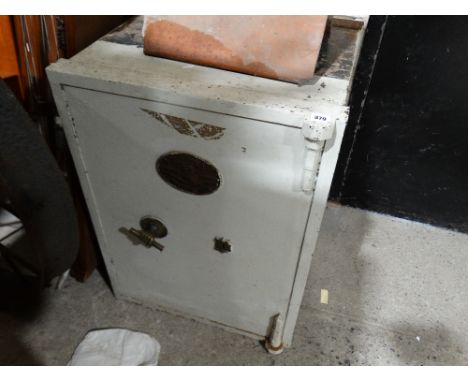     A Vintage Office Safe & Key                                                     