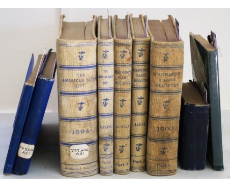 MANNING’S YACHTING ANNUAL / THE AMERICAN YACHT LIST / MANNING’S YACHT REGISTER, comprising Manning’s Yachting Annual for 1875