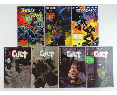 BATMAN LOT - (7  in Lot) - (DC) - ALL First Printings - Includes BATMAN: THE CULT (1987/88) #1, 2, 3, 4 + BATMAN &amp; SPAWN: