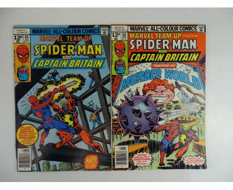MARVEL TEAM-UP #65 &amp; 66 - (2 in Lot) - (1978 - MARVEL - UK Price Variant) - Includes First &amp; Second US comic book app