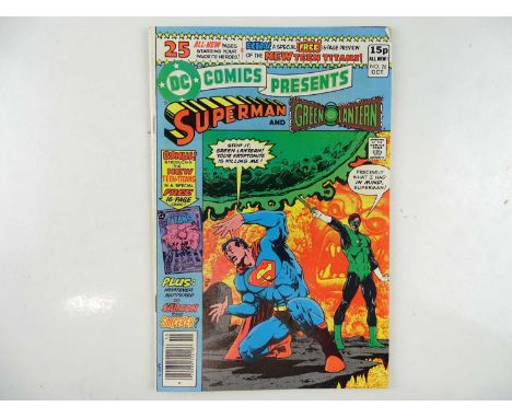 DC COMICS PRESENTS #26 (FIRST TEEN TITANS) - (1980 - DC) - First appearance of the New Teen Titans (16-page preview) + First 