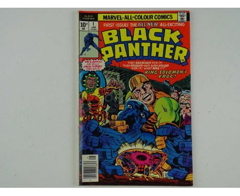 BLACK PANTHER #1 - (1977 - MARVEL - UK Price Variant) - HOT Character + First appearance in own solo title - Jack Kirby story