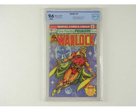WARLOCK #9 - (1975 - MARVEL) - SEALED &amp; GRADED 9.6 by CBCS - OFF-WHITE to WHITE Pages - Second Thanos Saga begins - First