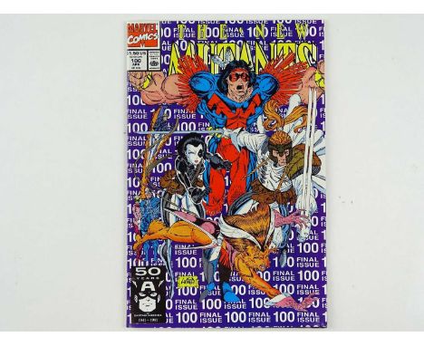 NEW MUTANTS #100 - (1991 - MARVEL) - First appearance of X-Force + Last Issue of the Title - Rob Liefeld cover and interior a