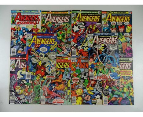 AVENGERS #151, 152, 153, 154, 155, 156, 157, 158, 159, 160 - (10 in Lot) - (1976/77 - MARVEL - US Price &amp; UK Price Varian