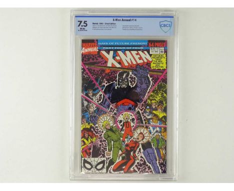 X-MEN ANNUAL #14 - (1990 - MARVEL) - SEALED &amp; GRADED 7.5 by CBCS - WHITE Pages - First appearance of Gambit (Remy Etienne
