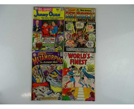 MIXED DC LOT: SGT.ROCK, JIMMY OLSEN, WORLD'S FINEST, BRAVE &amp; THE BOLD (1964-1966 - 4 IN LOT, US copies, some with UK pric