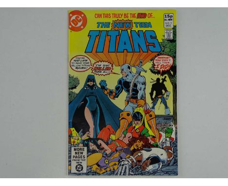 NEW TEEN TITANS #2 - (1980 - DC - UK Price Variant) - NEW TEEN TITANS #2 - (1980 - DC - UK Price Variant) - HOT Character - F
