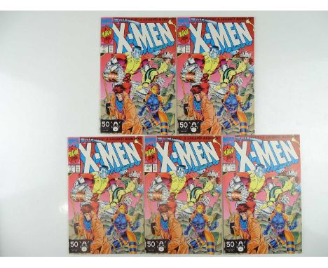 X-MEN #1 - (5 in Lot) - (1991 - MARVEL) - Gambit, Colossus, Rogue, Psylocke cover - Jim Lee cover &amp; interior art - Flat/U