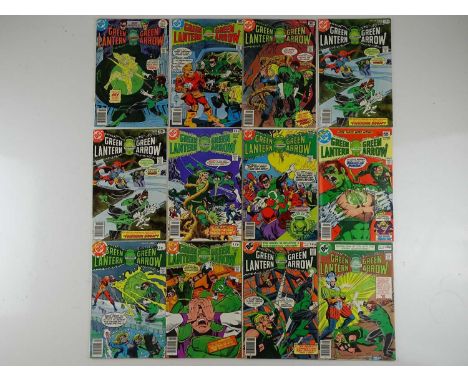 GREEN LANTERN GREEN ARROW #97, 103, 104, 105 (x 2), 106, 107, 110, 115, 117, 119, 120 - (12 in Lot) - (1977/ - DC - UK Cover 