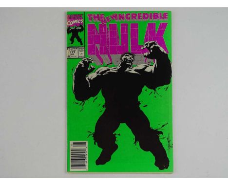 HULK # 377 (1991 - MARVEL) - Classic cover - First Printing - First appearance Professor Hulk + Doc Samson and Ringmaster app