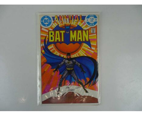 BATMAN ANNUAL #8 - (DC - 1982) - Signed to Front Cover by Mike Barr and Numbered #106/1000 + Comes complete with a Dynamic Fo