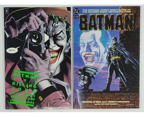 BATMAN LOT - (2 in Lot) - (TITAN &amp; DC) - Includes BATMAN: KILLING JOKE (1988) - First Printing British Edition published 