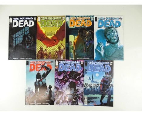 WALKING DEAD #20, 21, 22, 24, 28, 29, 30 - (7 in Lot) - (IMAGE - 2005/06) - ALL First Printings - Flat/Unfolded