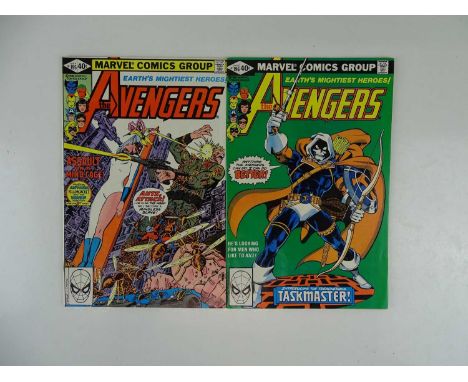 AVENGERS #195 &amp; 196 - (2 in Lot) - (1980 - MARVEL) - HOT KEY BOOKS + First &amp; Second Appearance of Taskmaster + Major 