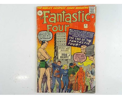 FANTASTIC FOUR #9 (1962 - MARVEL - UK Price Variant) - Sub-Mariner's Third Silver Age appearance - Jack Kirby cover and inter