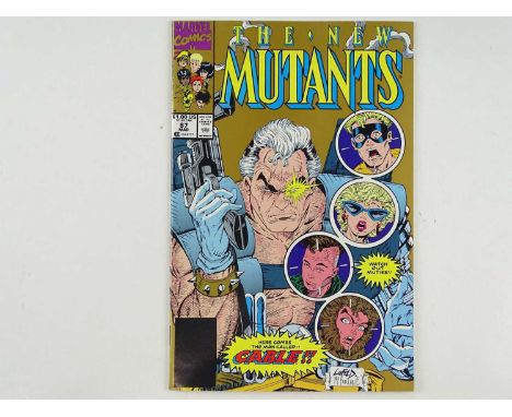 NEW MUTANTS #87 - (1990 - MARVEL) - Second printing with Gold ink cover - First appearance of Cable + Stryfe, Mutant Liberati