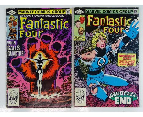 FANTASTIC FOUR #244 &amp; 245 - (2 in Lot) - (1982 - MARVEL) - KEY Modern Books - Includes First appearance of Frankie Raye a