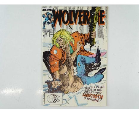 WOLVERINE #10 - (1989 - MARVEL) - Sabretooth appearance + First time they battle before Wolverine had adamantium claws - Bill