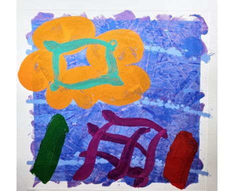 Albert Irvin RA (1922-2015) Screenprint "Nebraska 1", abstract, signed and dated '08 lower left, numbered 6/35, 57cm x 56cm