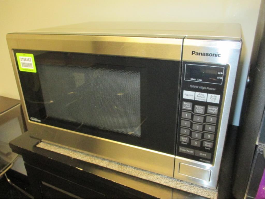 Panasonic NN-SA651S Inverter Microwave. HIT# 2188167. Breakroom. Asset