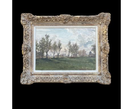 Forster, Thomas Burton Watkin (1821 - 1887)"Englische Landschaft"; ÖL/Karton; links unten monogr.; ca. 25 x 35 cm; R (39 x 49