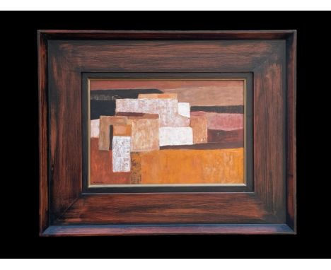 Monnier, Charles (Genf 1925 - 1993 Sierre)"Le Grand Bordes"; ÖL/LW; links unten sign.; verso vom Künstler auf LW betitelt und
