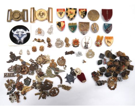 Quantity Of African Badges, Buckles And Rank Badges buckles consist Gambia Army ... Brass British South Africa Police . &nbsp