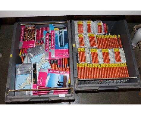 Two boxes of ordnance survey maps 